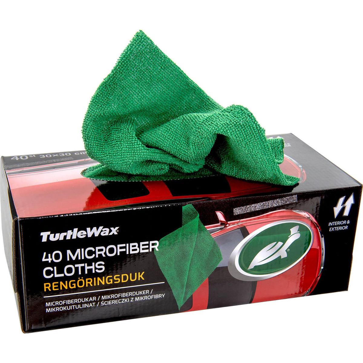 TURTLE WAX MICROFIBER CLOTHS 40PK